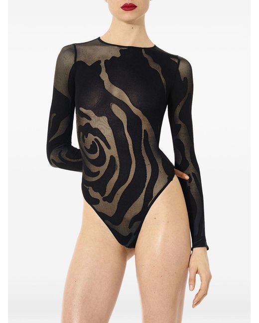 Wolford Black Polyamide Top
