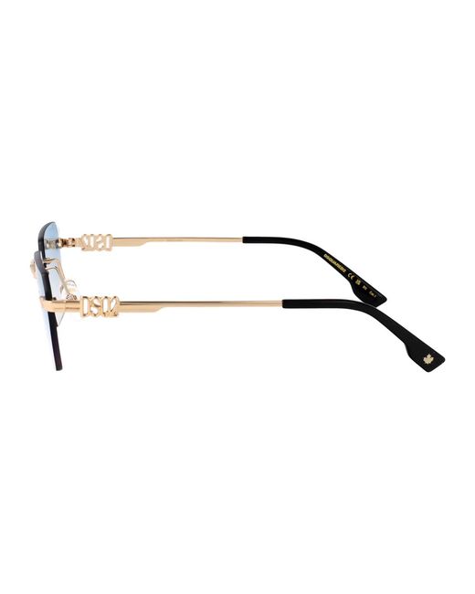 DSquared² Blue Metal Sunglasses for men