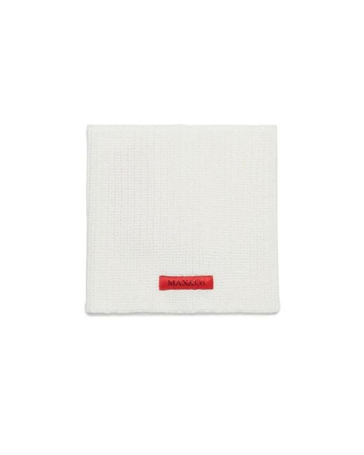 MAX&Co. White Max&Co. Scarf