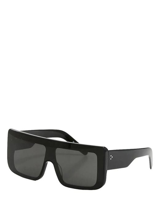 Rick Owens Gray Documenta Rectangular Sunglasses for men
