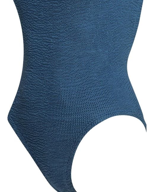 Hunza G Blue Polyamide Elastane Swimwear