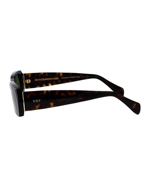 Retrosuperfuture Green Acetate Sunglasses