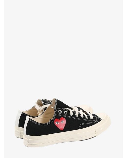 COMME DES GARÇONS PLAY White Chuck Taylor Heart Sneakers