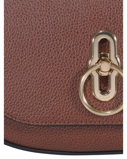 Mulberry Purple Calfskin Leather Crossbody Bag