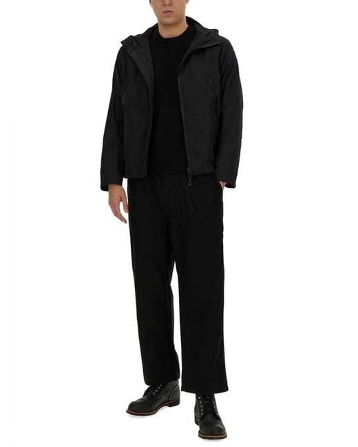 JG1 Black Hooded Jacket for men
