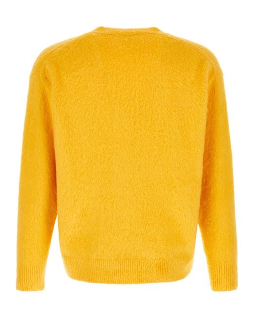 Roberto Collina Yellow Gauze Sweater for men