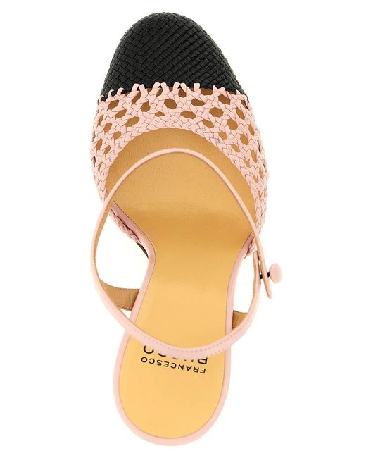 Francesco Russo Pink 'R1P954' Pumps