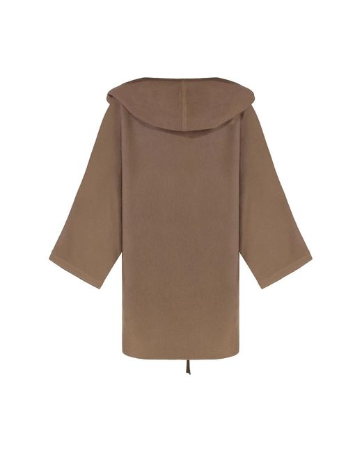 Max Mara Brown Aster Virgin Wool Cardigan