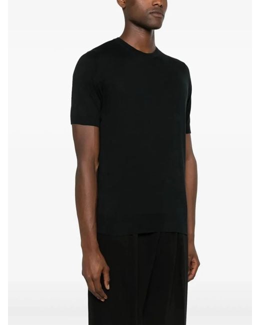 John Smedley Black Kempton for men