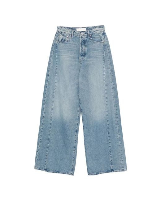 Mother Blue Jean The Pipe Dream Sneak Denim Hood