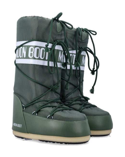 Moon Boot Green Icon Boot