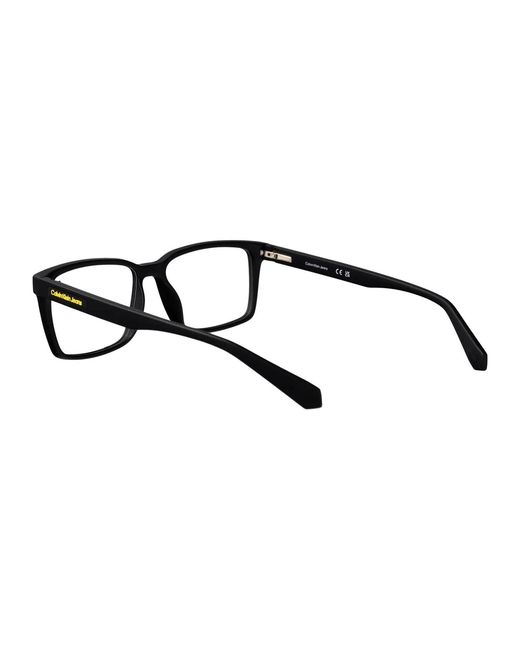 Calvin Klein Black Matte Injected Glasses for men