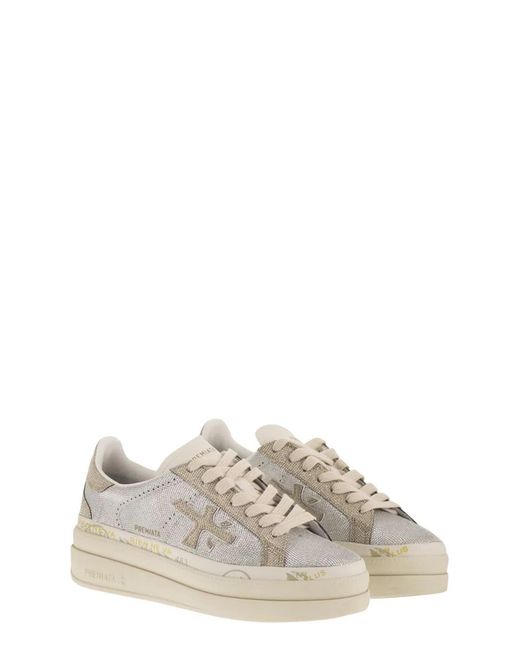 Premiata Gray Pu Ny Sneakers