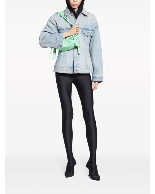 Balenciaga Blue Hourglass Denim Jacket