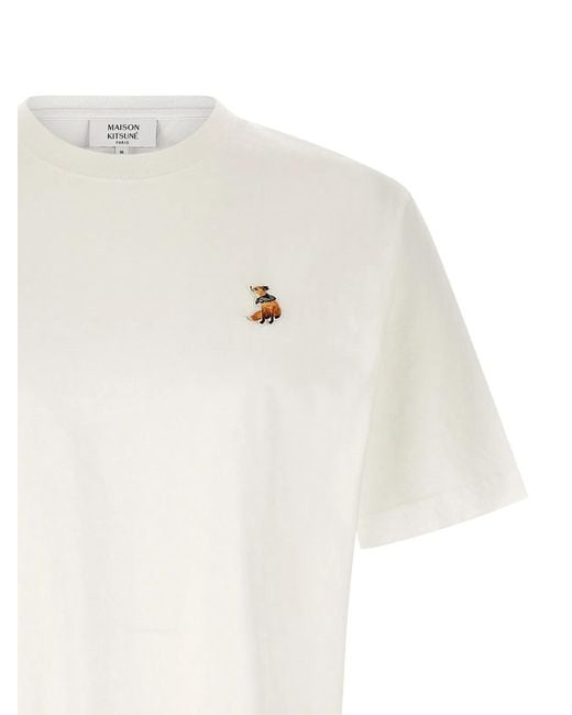 Maison Kitsuné White 'Dreaming Fox' T-Shirt for men