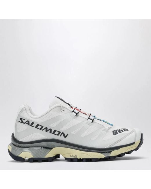 Salomon White Xt-4 Og Sneakers/Lunar Rock/Night Sky