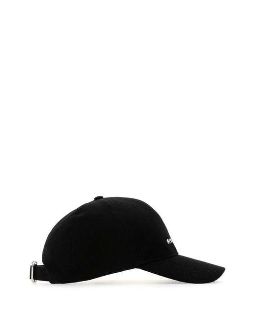 Givenchy Black Hat With Logo for men
