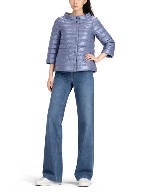 Herno Blue Reversible Padded Coat