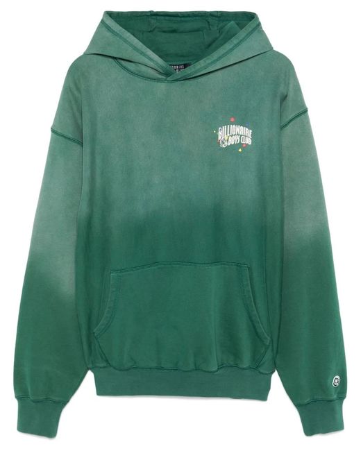 BBCICECREAM Green Logo Oversized Hoodie for men