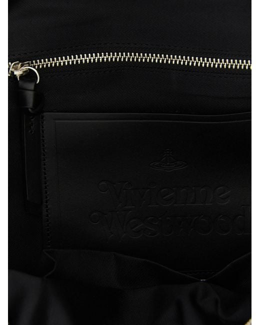 Vivienne Westwood Black 'George' Medium Backpack