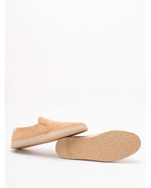 Brunello Cucinelli White Calfskin Espadrilles for men