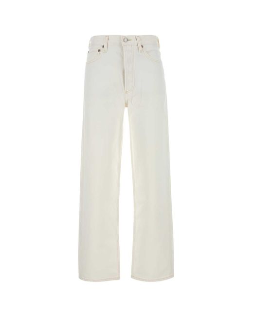 Agolde White Jeans