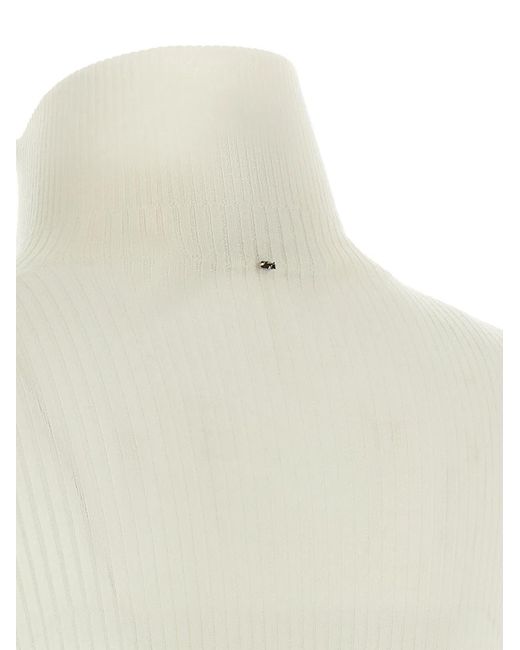 Sportmax White 'Niagara' Turtleneck Sweater