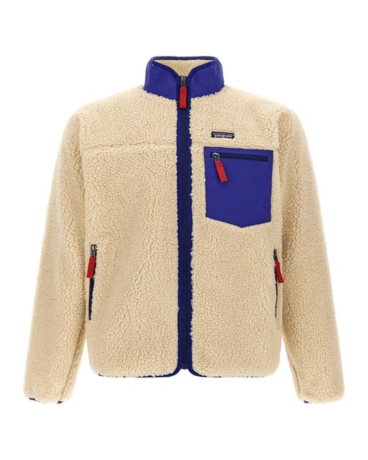 Patagonia Blue 'Retro-X' Jacket for men