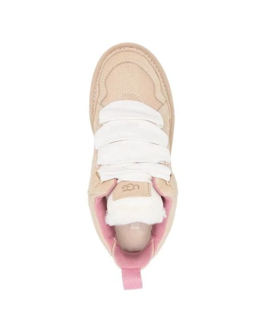 Ugg Pink "Lowmel Meadow" Sneakers