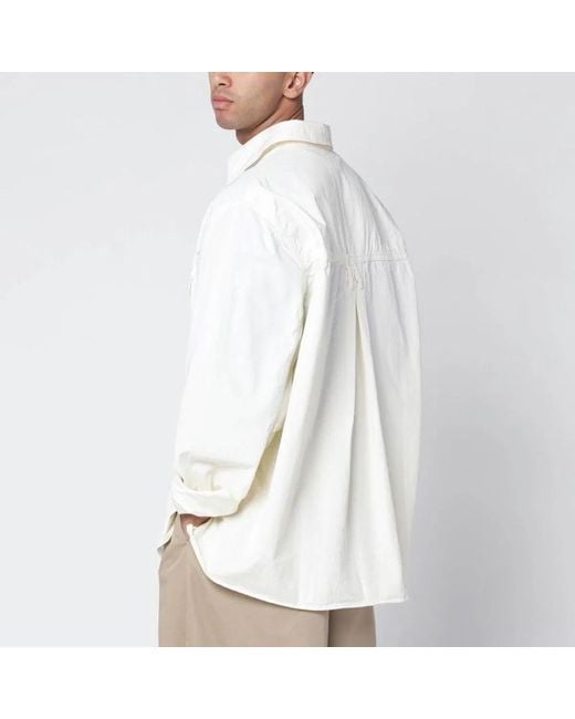 Willy Chavarria White Corcoran Cotton Shirt for men