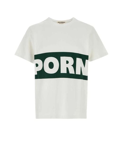 J.W. Anderson Gray Jw Anderson Cotton T-Shirt for men