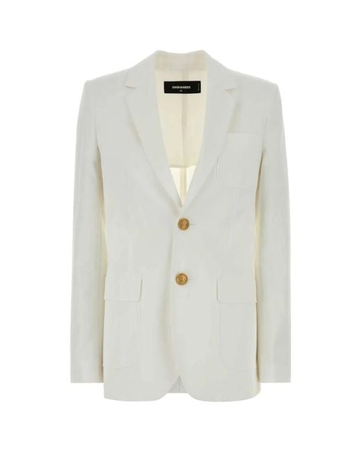 DSquared² White Carolyn Jacket