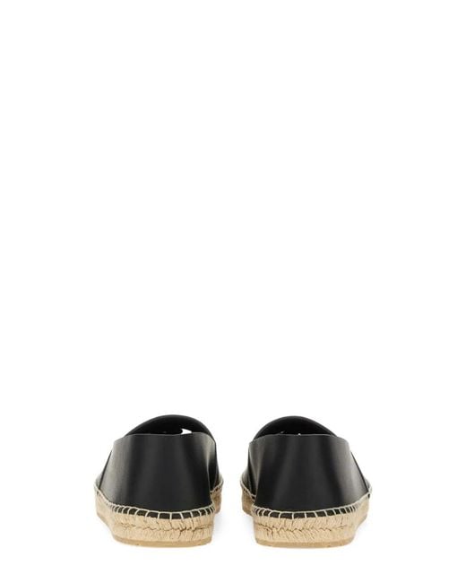 Dolce & Gabbana Black Dolce & Gabbana Espadrille With Logo for men