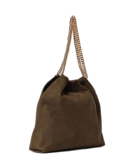 Stella McCartney Brown Polyester Shoulder Bag