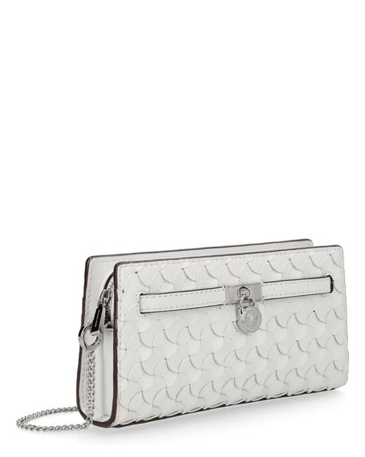 MICHAEL Michael Kors White Leather Shoulder Bag