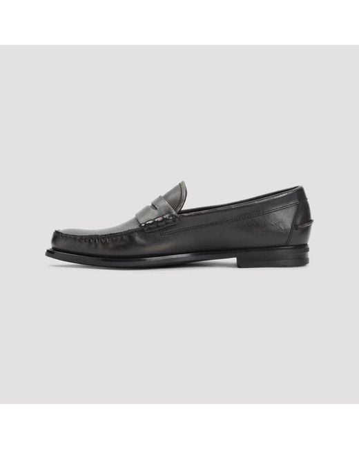 Prada Black Nero Cuoio Calf Leather Loafer for men