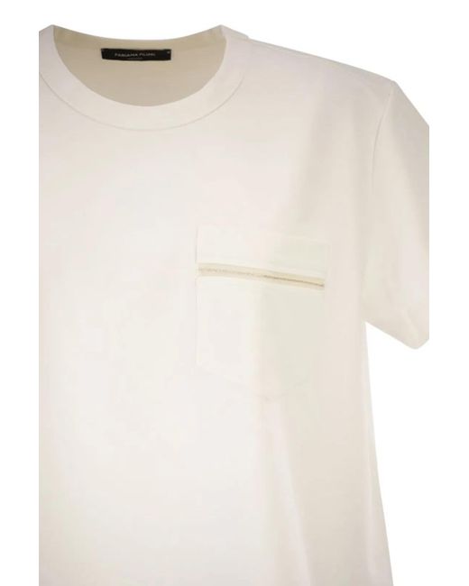 Fabiana Filippi White Oversized T-Shirt