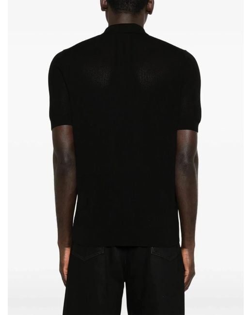 Tagliatore Black Tyron Shirt for men