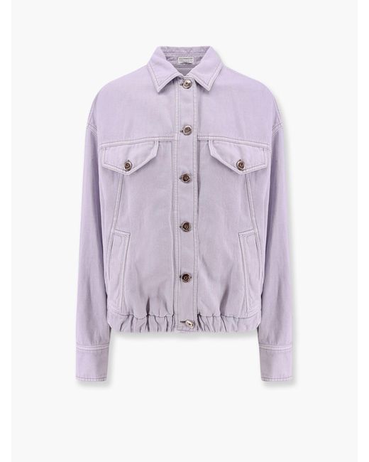 Brunello Cucinelli Purple Jacket