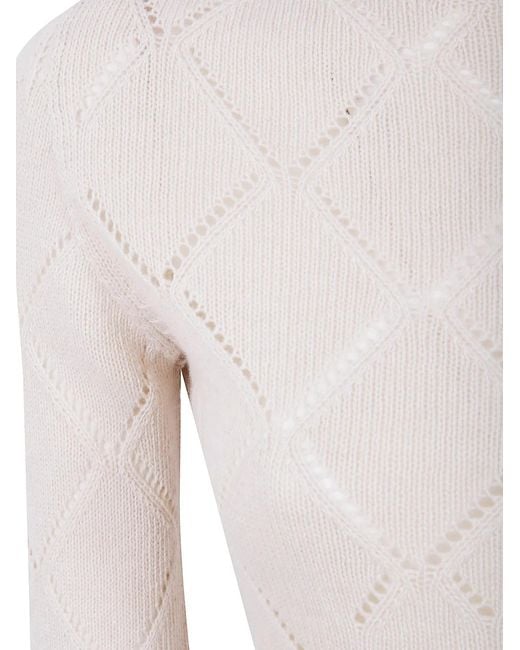 Twinset White Long Sleeve Dress
