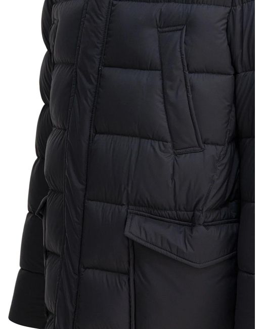 Herno Blue Hooded Puffer Jacket for men