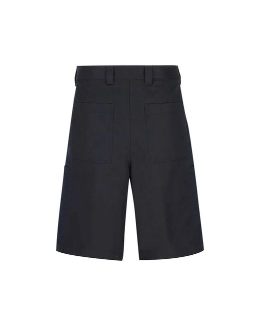 Gucci Blue Cotton Shorts for men