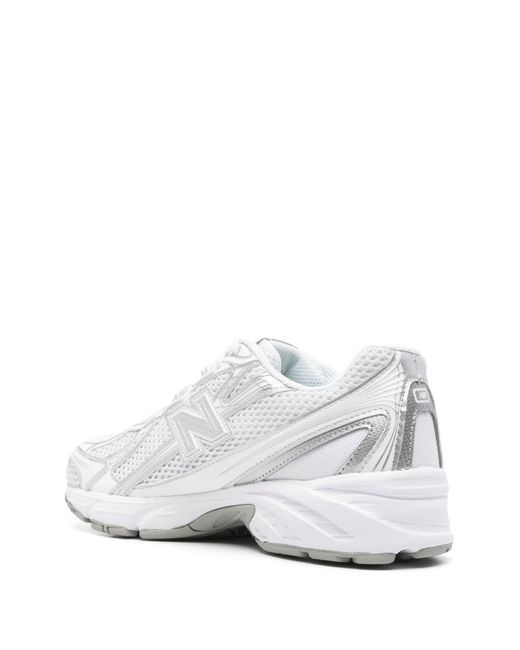 New Balance White 740 Sneakers