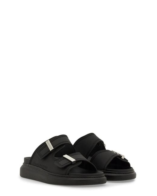 McQueen Black Hybrid Sandals