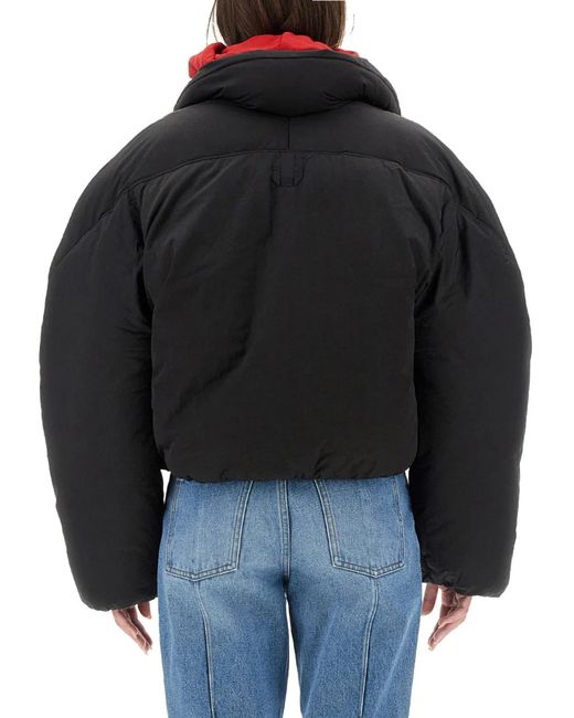Jacquemus Black La Doudoune Courte Caraco Down Jacket