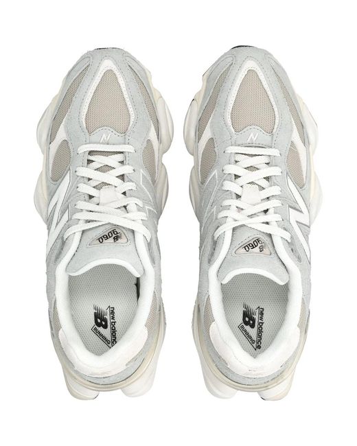 New Balance White 9060 Sneakers