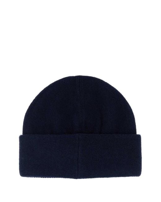 Fendi Blue Beanie Ff Sfumata for men