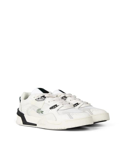 Lacoste White Lt 125 Logo Sneakers