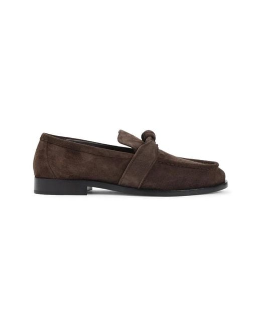 Bottega Veneta Brown Astaire Suede Loafers for men