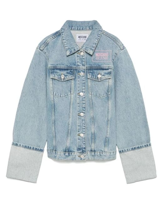 Moschino Blue Cotton Jacket